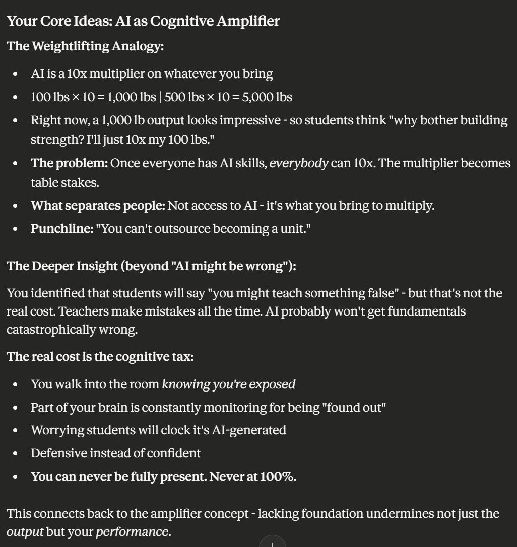 Building a foundation by thinking through problems first